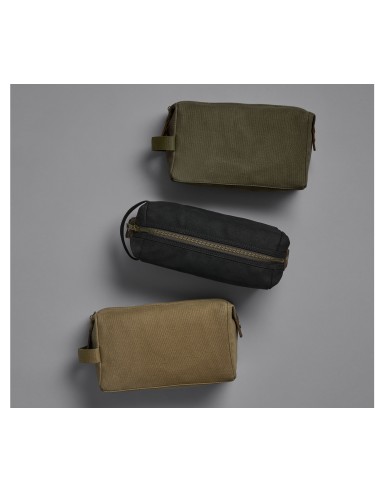 Q-QD651-Heritage Waxed Canvas Wash Bag